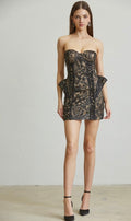 Ivy Embroidered Peplum Mini  image 0
