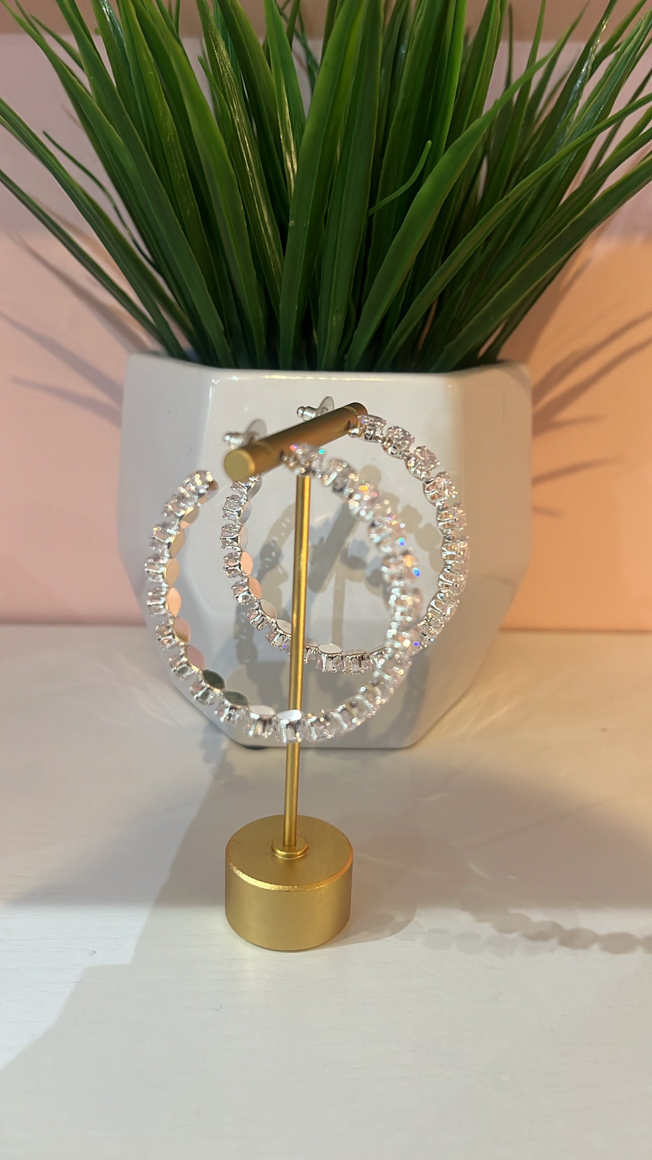 Cubic Zirconia Hoops