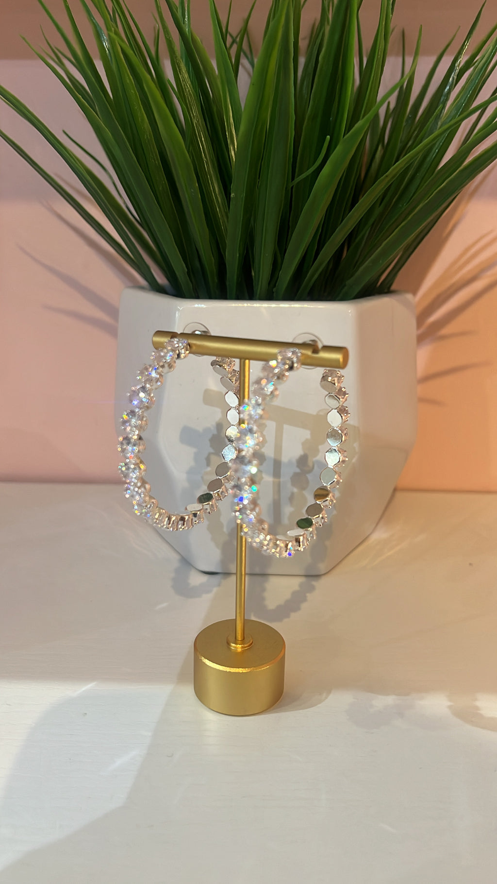 Cubic Zirconia Hoops