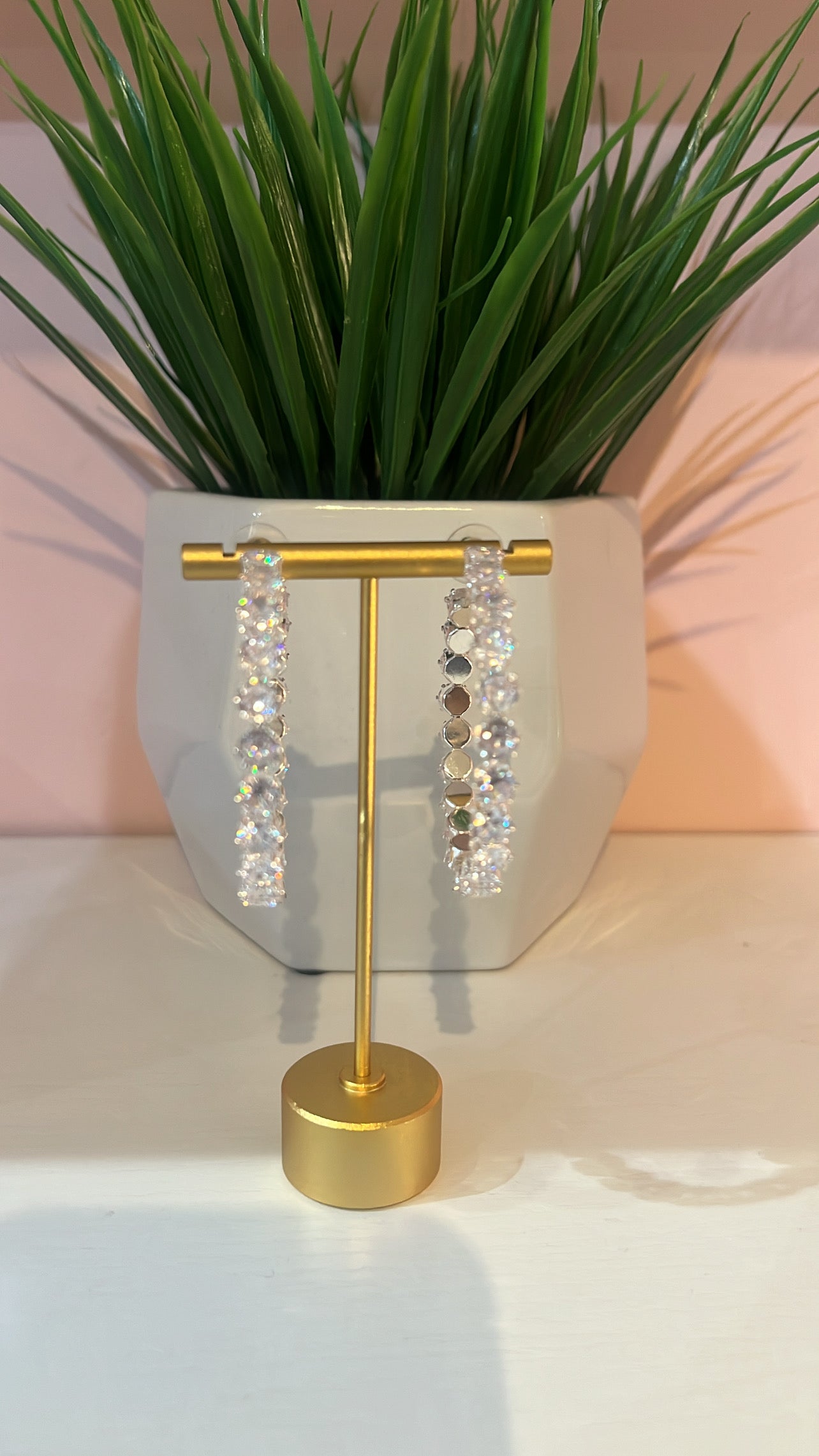 Cubic Zirconia Hoops